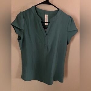 Chic Teal Women's Blouse